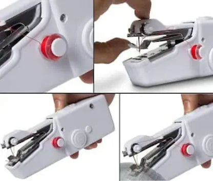 Stitch Handheld Cordless Portable White Sewing Machine